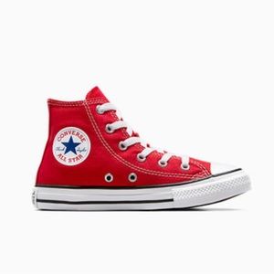 Converse Red High Top Chuck Taylors
LITTLE KID Size 3